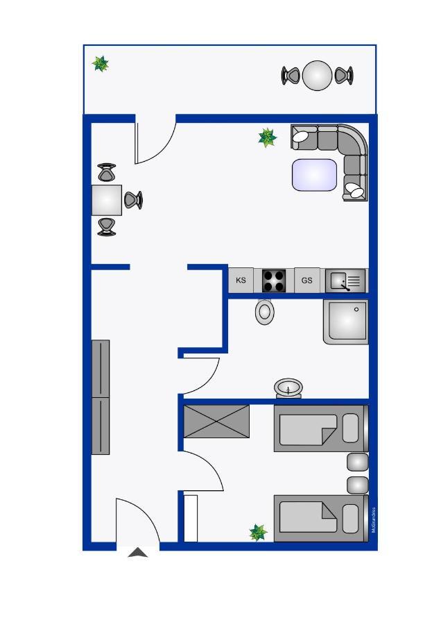 Ferienwohnung Beeke Wyk auf Föhr Kültér fotó